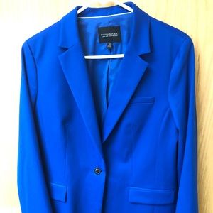 Royal Blue Long ans Lean Blazer